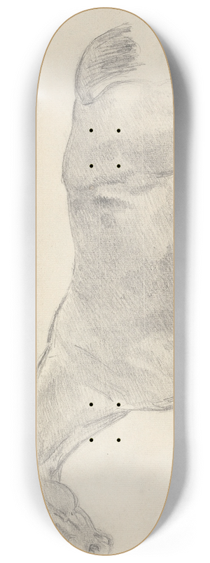 Sawrey Gilpin - A Horse, Facing Left 8.25 inch art skate deck