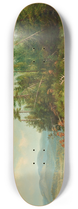 Arthur Fitzwilliam Tait - View on Long Lake 8.25 inch art skate deck Arthur Fitzwilliam Tait - View on Long Lake 8.25 inch art skate deck