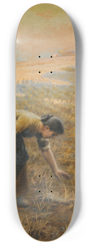 Arthur Foord Hughes - Gleaning 8.25 inch art skate deck