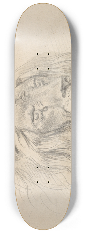 Sawrey Gilpin - Head of a Lion. 8.25 inch art skate deck