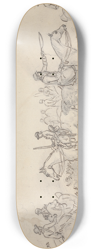 Sawrey Gilpin - Hunting: The Meet 8.25 inch art skate deck