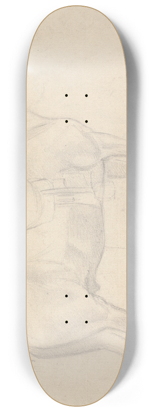 Sawrey Gilpin - Saddled Horse, Facing Right 8.25 inch art skate deck