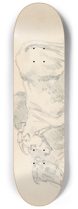 Sawrey Gilpin - Two Cows 8.25 inch art skate deck