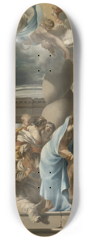 Sbastien Bourdon - The Presentation In The Temple 8.25 inch art skate deck Sbastien Bourdon - The Presentation In The Temple 8.25 inch art skate deck