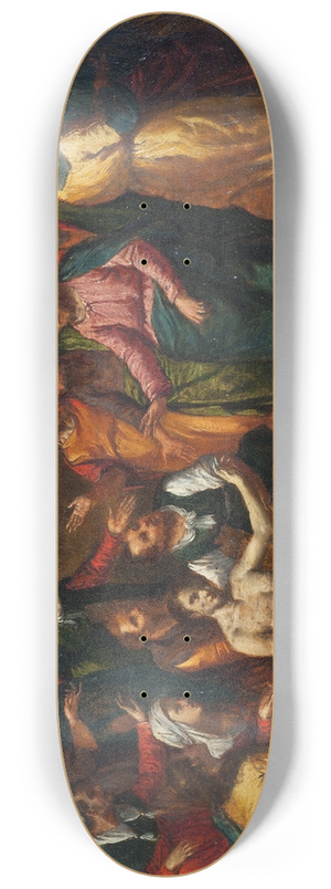 Scarsellino - The Raising of Lazarus 8.25 inch art skate deck