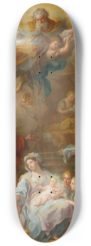 Sebastiano Conca - The Birth of the Virgin 8.25 inch art skate deck