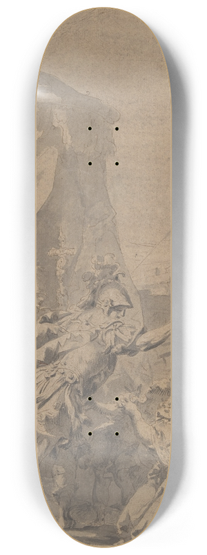 Sebastiano Galeotti - Hectors Farewell to Andromache and Astyanax 8.25 inch art skate deck
