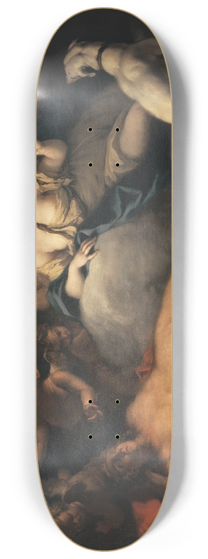 Sebastiano Ricci - Diana and Endymion 8.25 inch art skate deck