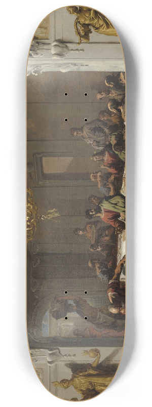 Sebastiano Ricci - The Last Supper 8.25 inch art skate deck