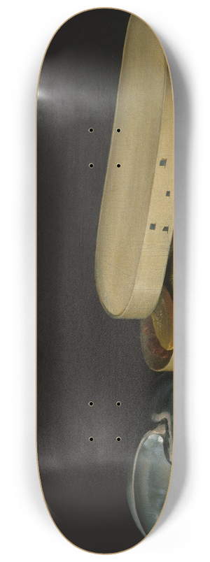 Sebastian Stoskopff - Still Life with Shells and a Chip-Wood Box 8.25 inch art skate deck