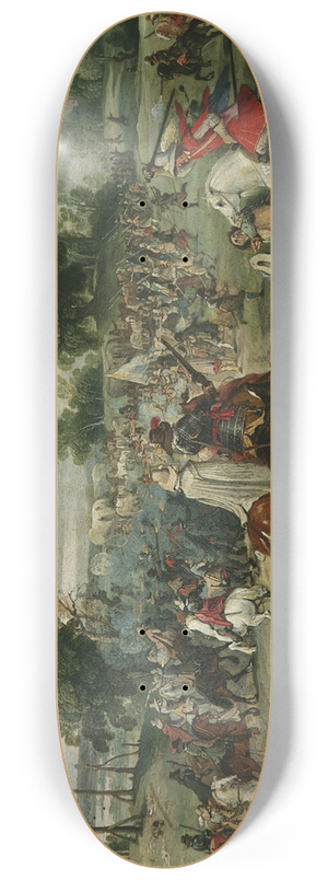 Sebastian Vrancx - Attack on a convoy 8.25 inch art skate deck