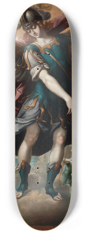 Sebastin Lpez de Arteaga - Saint Michael And The Bull 8.25 inch art skate deck