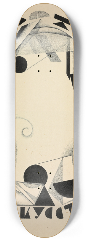 Sergey Chekhonin - Cover design for the journal Russkoe iskusstvo 8.25 inch art skate deck
