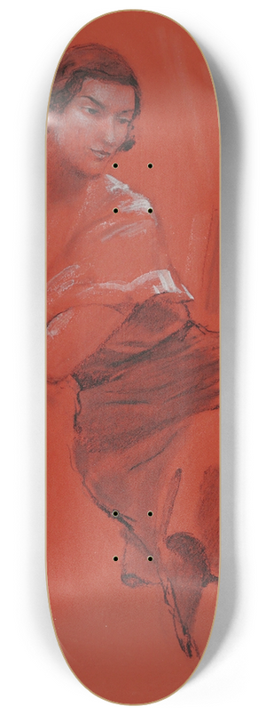 Sergey Chekhonin - Female study 8.25 inch art skate deck
