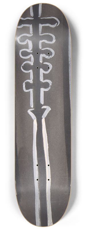 Sergey Yurievich Sudeikin - Death wearing a black robe 8.25 inch art skate deck Sergey Yurievich Sudeikin - Death wearing a black robe 8.25 inch art skate deck