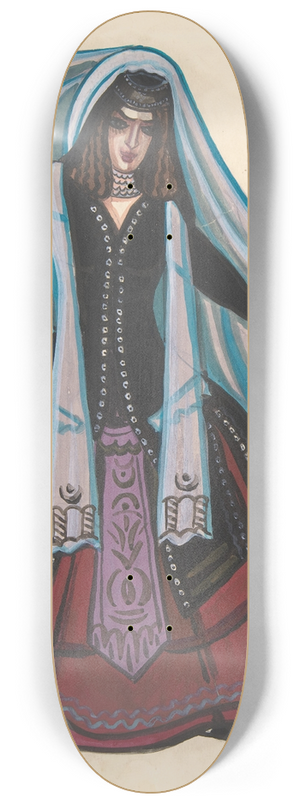 Sergey Yurievich Sudeikin - Woman in Arabic costume 8.25 inch art skate deck