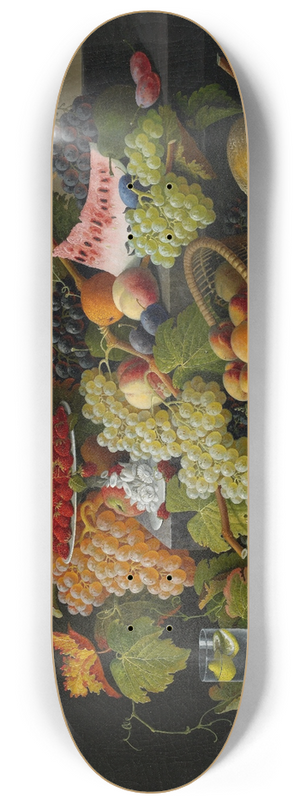 Severin Roesen - Abundant Fruit 8.25 inch art skate deck Severin Roesen - Abundant Fruit 8.25 inch art skate deck