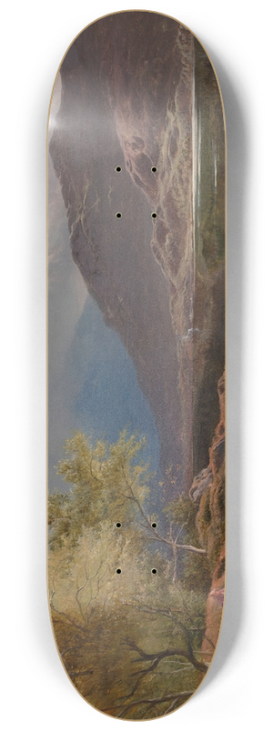 Sidney Richard Percy - Cattle watering by a loch 8.25 inch art skate deck