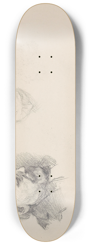 Signe Scheel - Johan Christian Rder Scheel; Axel Scheel 8.25 inch art skate deck