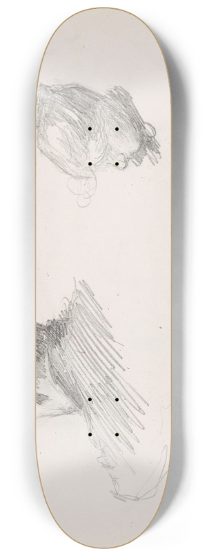 Signe Scheel - Johan Christian Rder Scheel; to hoder 8.25 inch art skate deck