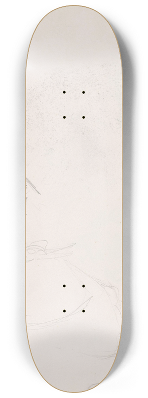 Signe Scheel - Kvinnehode; riss 8.25 inch art skate deck