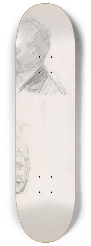 Signe Scheel - To mannsportretter 8.25 inch art skate deck Signe Scheel - To mannsportretter 8.25 inch art skate deck