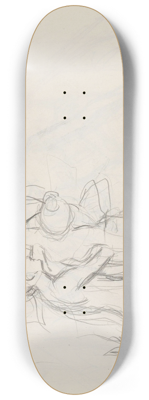 Signe Scheel - Triton og kvinne med vinger 2 8.25 inch art skate deck Signe Scheel - Triton og kvinne med vinger 2 8.25 inch art skate deck
