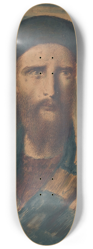 Simeon Solomon - A Religious Scholar 8.25 inch art skate deck Simeon Solomon - A Religious Scholar 8.25 inch art skate deck