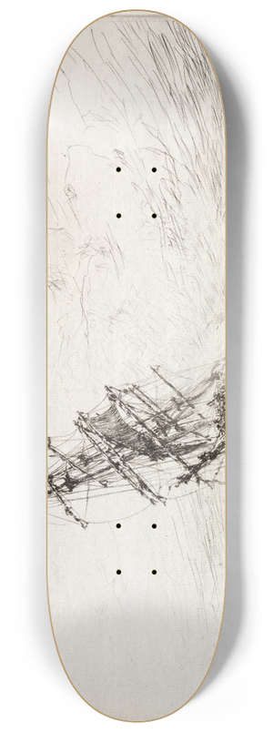 Arthur John Trevor Briscoe - Hove To 8.25 inch art skate deck