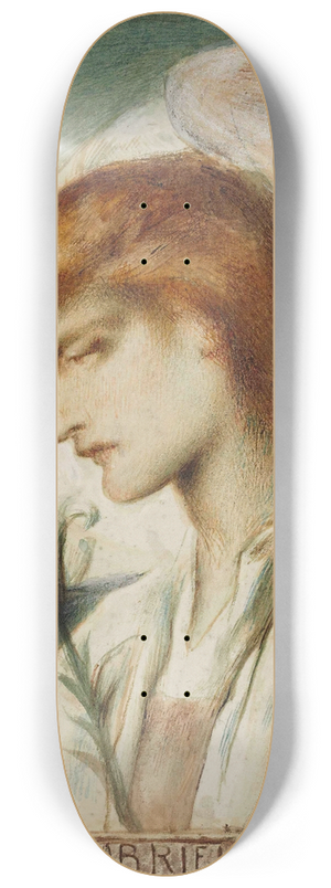 Simeon Solomon - The Archangel Gabriel 8.25 inch art skate deck Simeon Solomon - The Archangel Gabriel 8.25 inch art skate deck