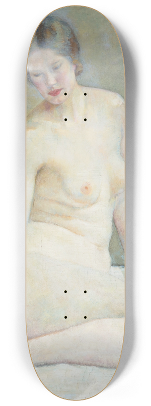 Simkha Simkhovitch - Seated nude (Elsa) 8.25 inch art skate deck