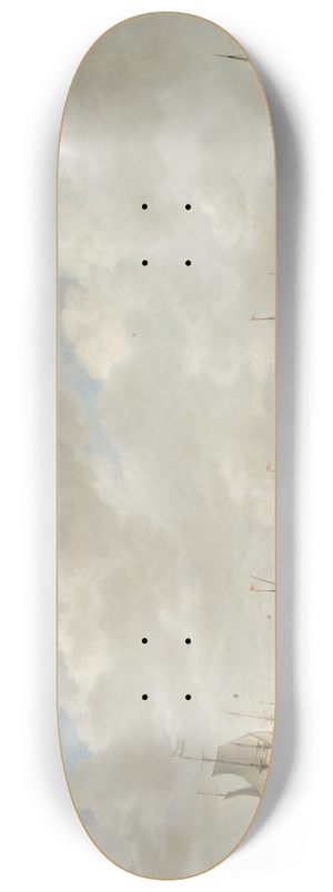 Simon de Vlieger - View of a Beach 8.25 inch art skate deck