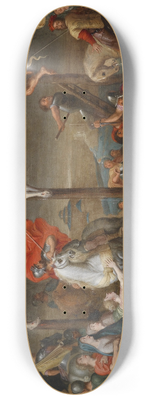 Simon de Vos - Crucifixion 8.25 inch art skate deck Simon de Vos - Crucifixion 8.25 inch art skate deck