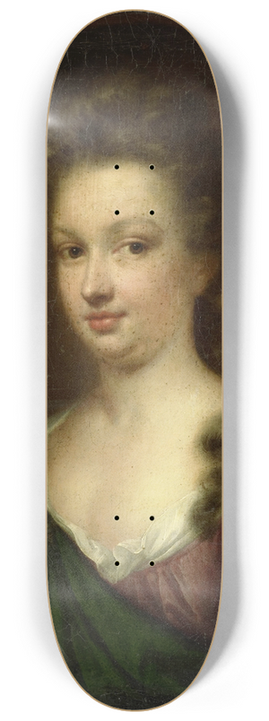 Simon Dubois - Emerantia van Citters (1666-94), Sister of Anna van Citters 8.25 inch art skate deck