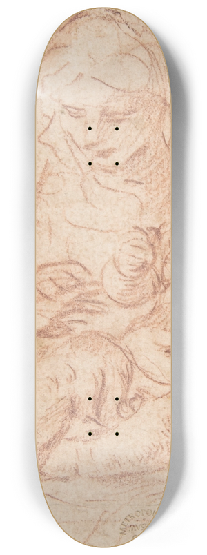 Simone Cantarini - The Mystic Marriage of Saint Catherine 8.25 inch art skate deck Simone Cantarini - The Mystic Marriage of Saint Catherine 8.25 inch art skate deck