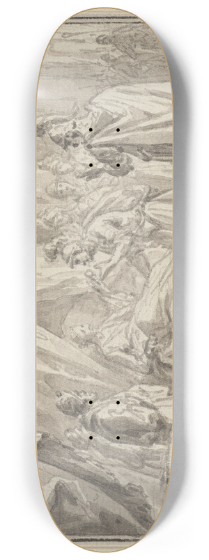 Simon Fokke - Alexanders death 8.25 inch art skate deck