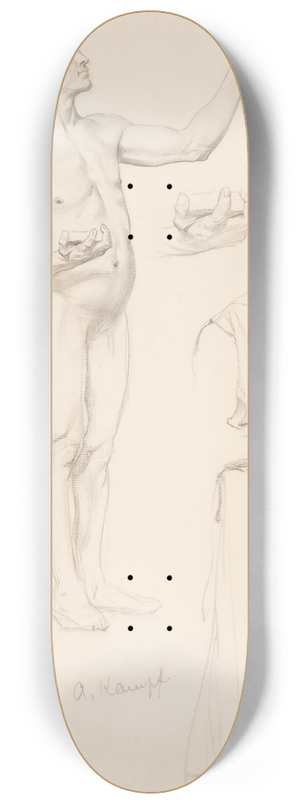 Arthur Kampf - Figure Studies 8.25 inch art skate deck