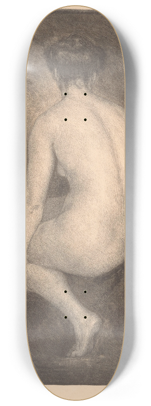 Simon Moulijn - Zittende naakte vrouw 8.25 inch art skate deck