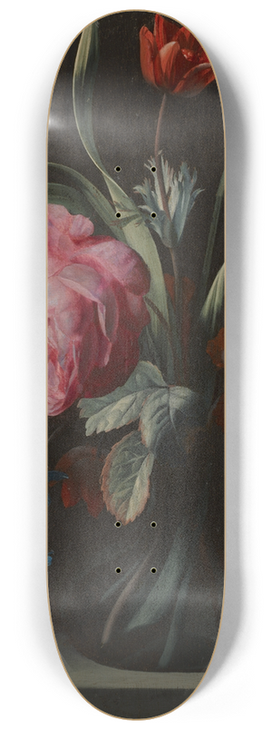 Simon Verelst - Flowers in a Vase 8.25 inch art skate deck
