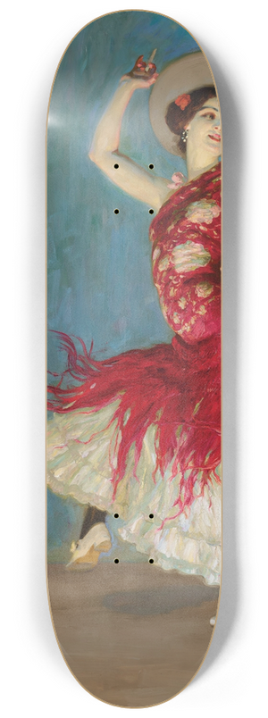 Arthur Kampf - Spanische Tnzerin 8.25 inch art skate deck
