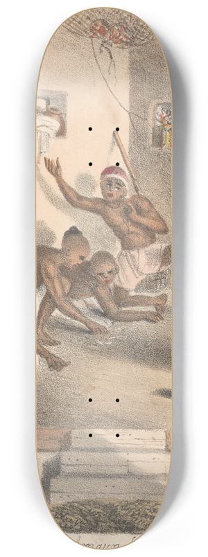 Sir Charles D'Oyly - A Mussalmaum Schoolmaster 8.25 inch art skate deck