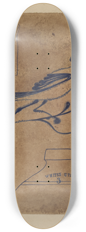 Arthur Mathews - Stoneware Jug 8.25 inch art skate deck