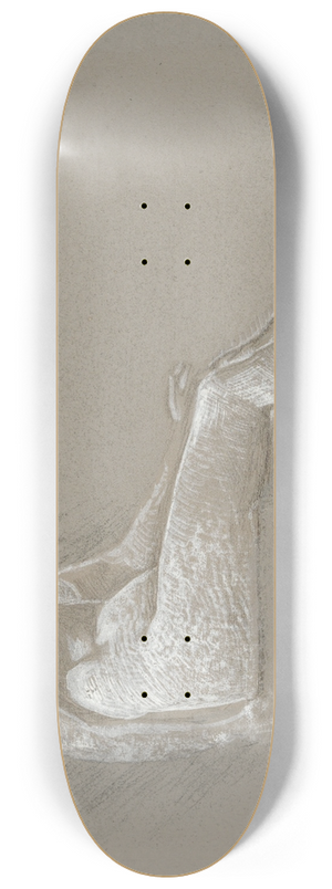 Sir Edward Coley Burne-Jones - Female nude study 8.25 inch art skate deck