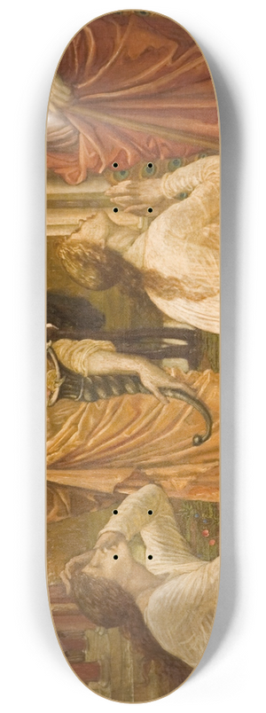 Sir Edward Coley Burne-Jones - Psyche at the Shrines of Juno and Ceres 8.25 inch art skate deck