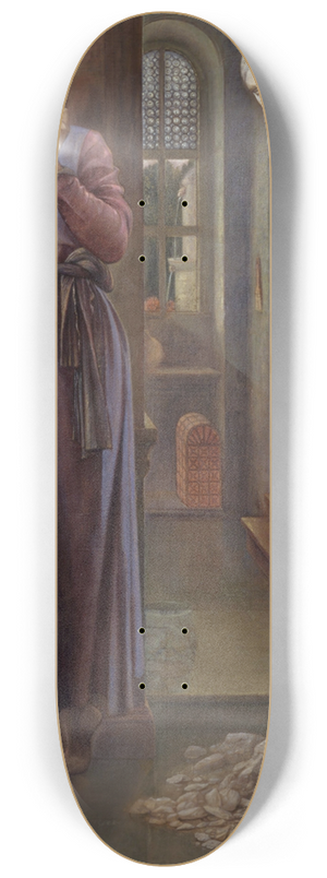 Sir Edward Coley Burne-Jones - Pygmalion And The Image  The Hand Refrains 8.25 inch art skate deck