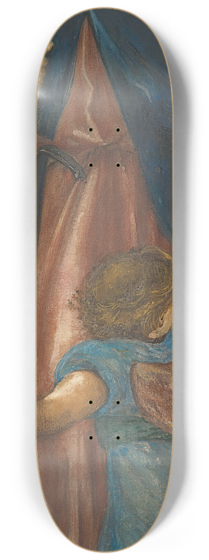 Sir Edward Coley Burne-Jones - St Dorothy 8.25 inch art skate deck