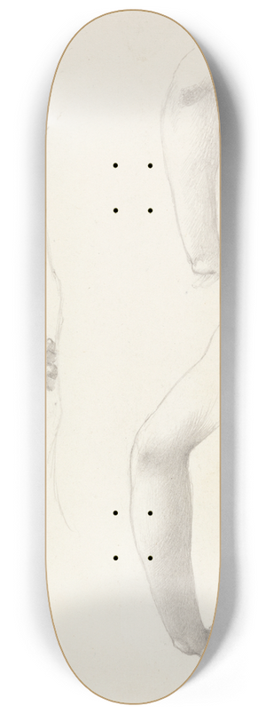 Sir Edward Coley Burne-Jones - Studies of an Arm and Hands 8.25 inch art skate deck
