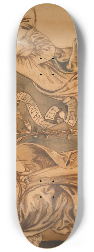 Sir Edward Coley Burne-Jones - The Annunciation 8.25 inch art skate deck
