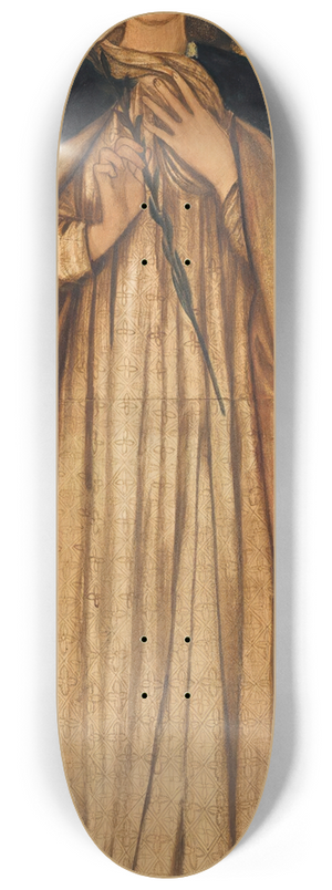 Sir Edward Coley Burne-Jones - The Three Marys 8.25 inch art skate deck
