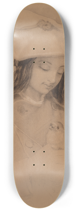 Sir Edwin Henry Landseer - Highland Lassie 8.25 inch art skate deck